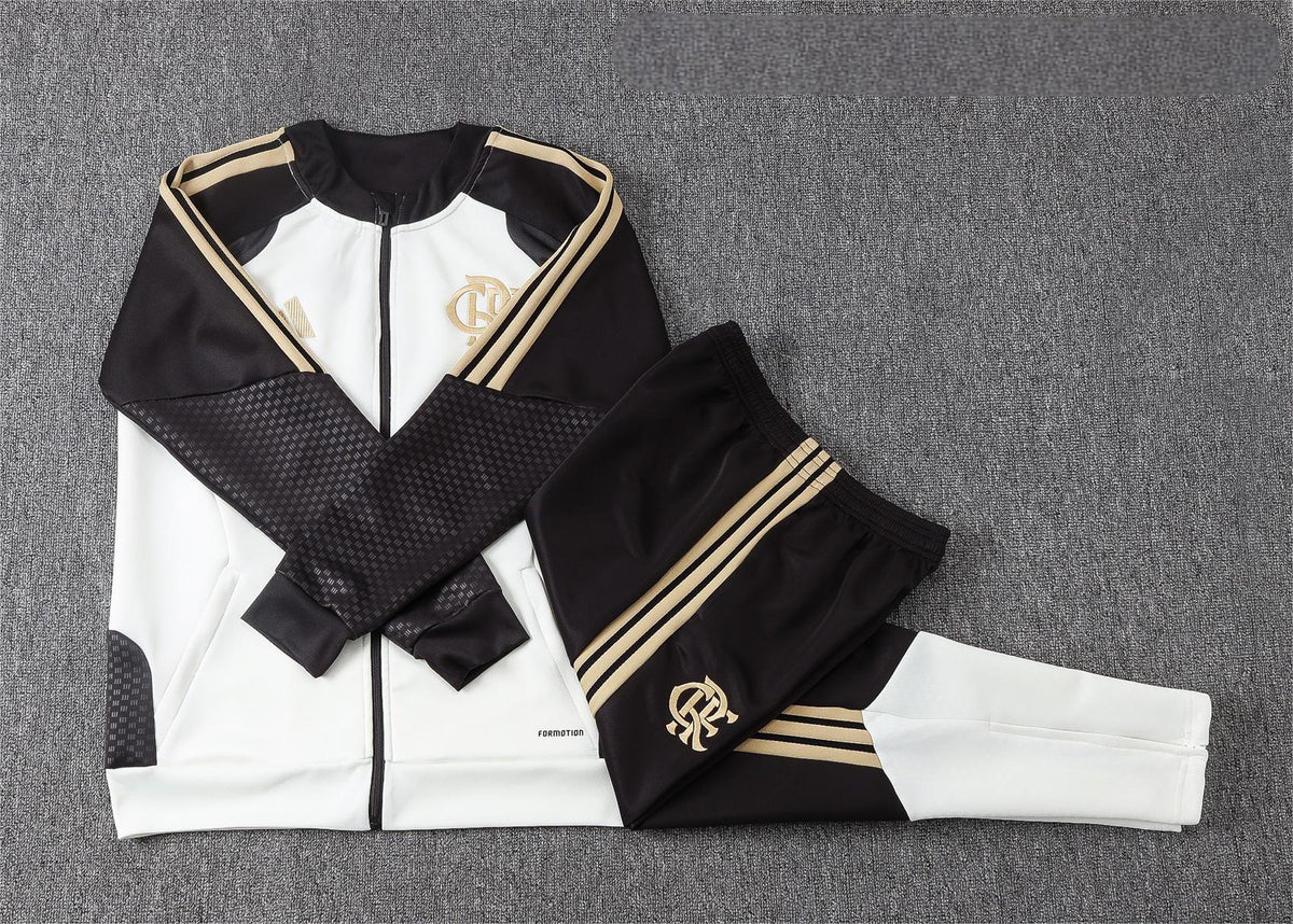 2026-27 Flamengo Beige Full Zip Training Suit Adults Or Children
