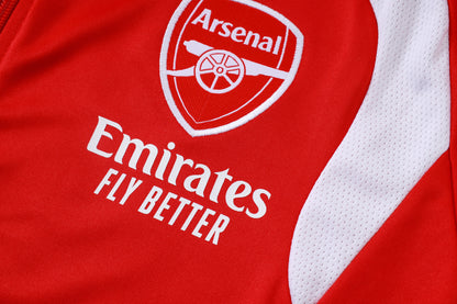2026-27 Arsenal Red Full Zip Training Suit Adults Or Children