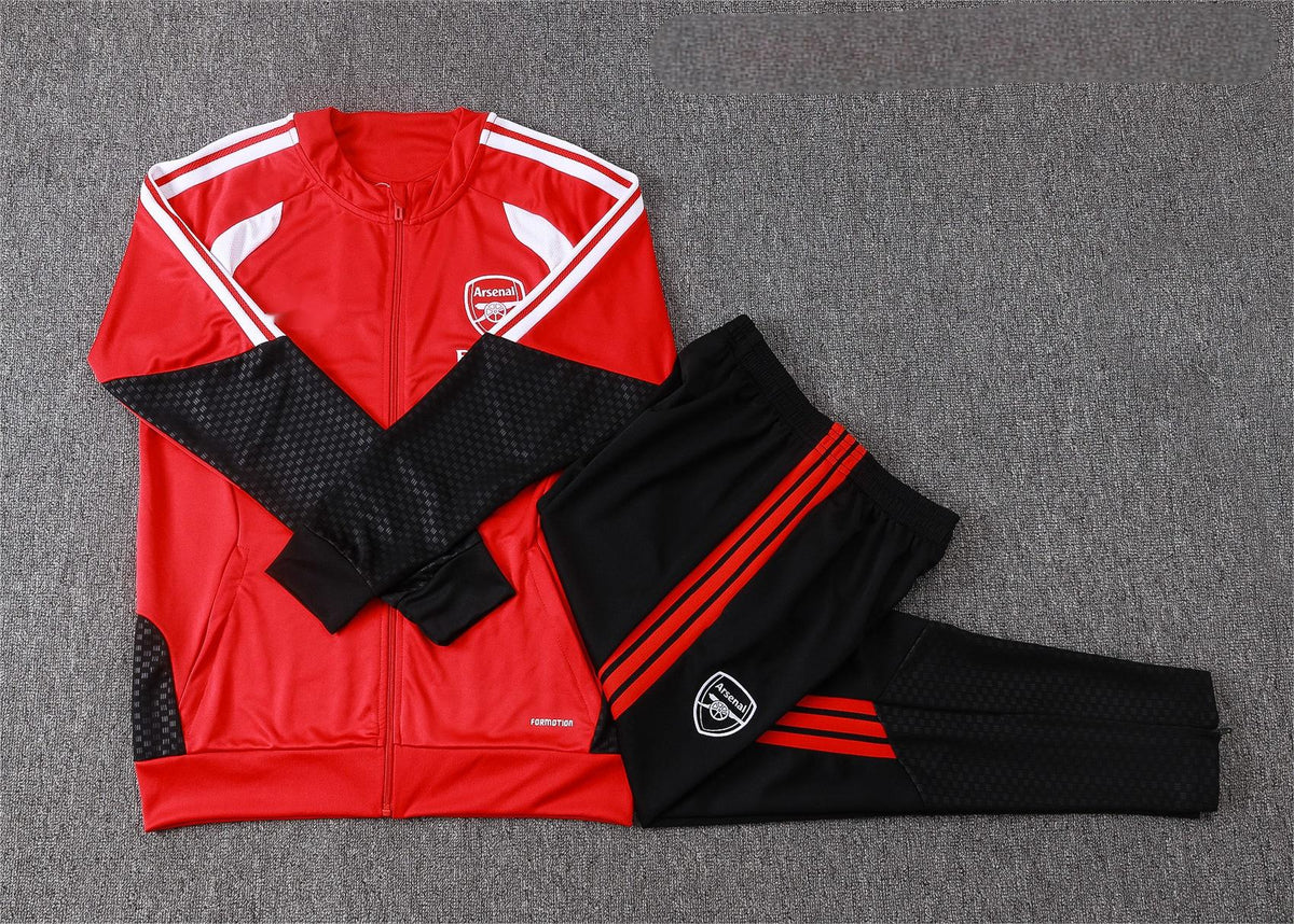 2026-27 Arsenal Red Full Zip Training Suit Adults Or Children