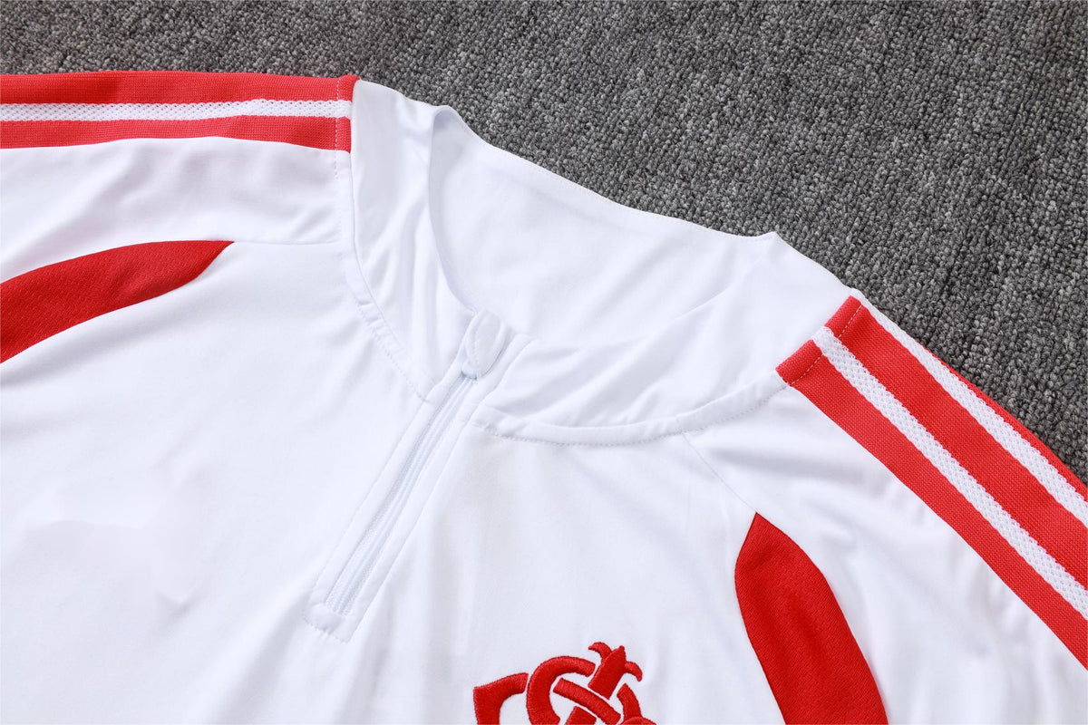 2026-27 Brazil International White Half Zip Training Suit Adults Or Children
