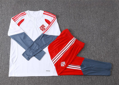 2026-27 Brazil International White Half Zip Training Suit Adults Or Children