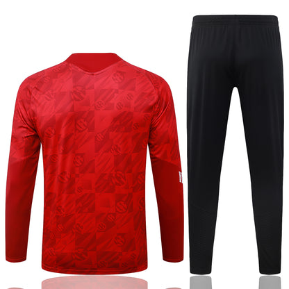 2026-27 Liverpool Red Inkjet Half Zip Training Suit Adults Or Children