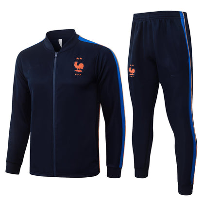 2026 France Navy Blue Full Zip Training Suit Adults Or Children