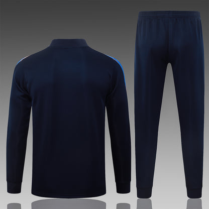 2026 France Navy Blue Full Zip Training Suit Adults Or Children