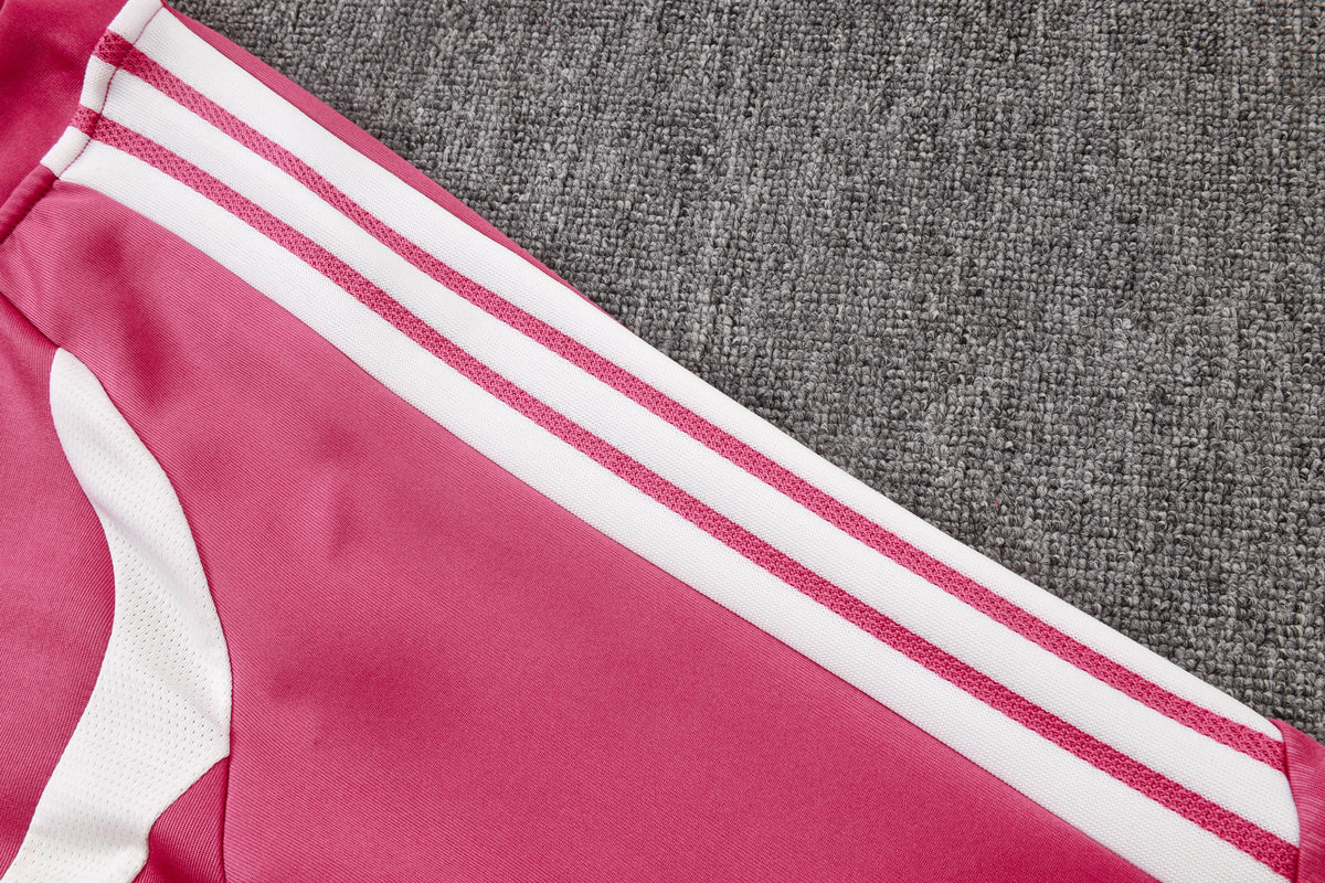 2026-27 Real Madrid Pink Full Zip Training Suit Adults Or Children
