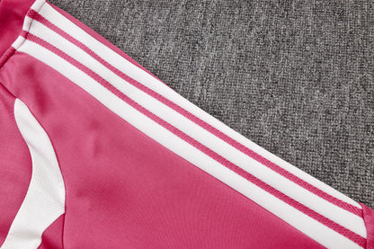 2026-27 Real Madrid Pink Full Zip Training Suit Adults Or Children