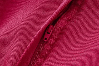 2026-27 Real Madrid Pink Full Zip Training Suit Adults Or Children