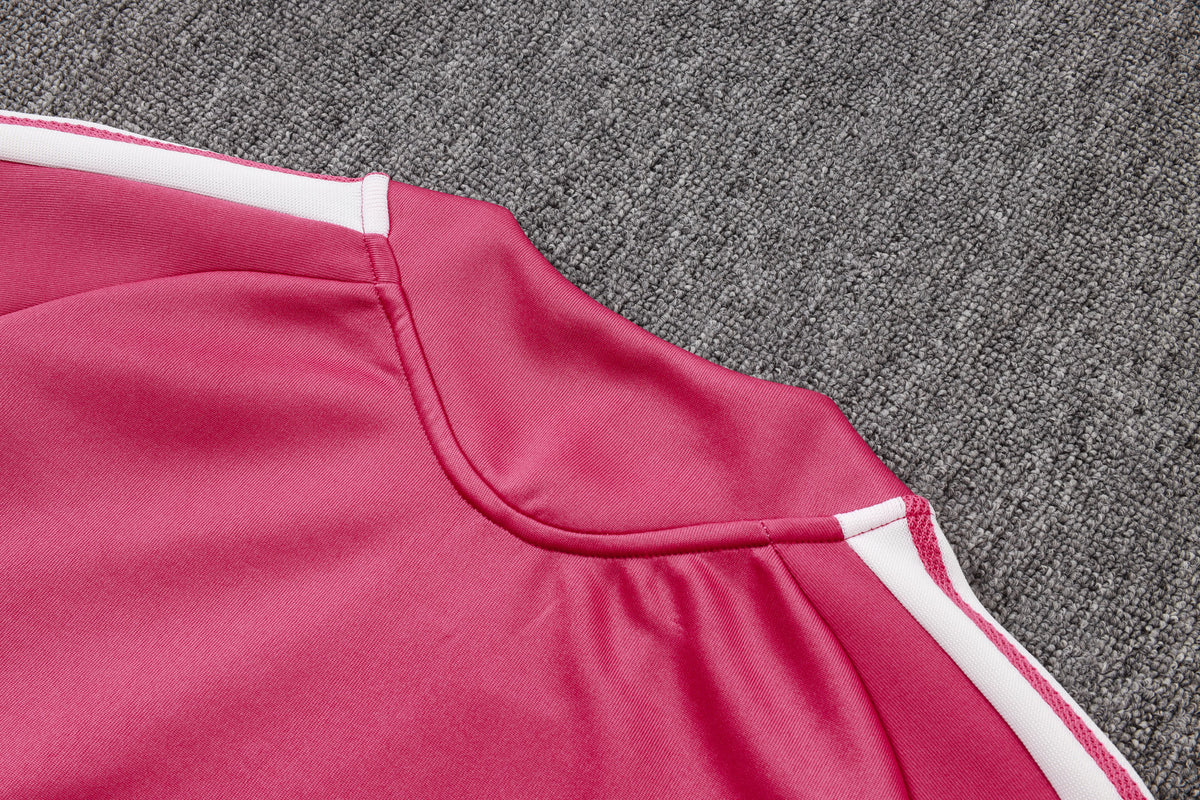2026-27 Real Madrid Pink Full Zip Training Suit Adults Or Children