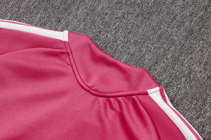 2026-27 Real Madrid Pink Full Zip Training Suit Adults Or Children