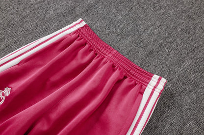 2026-27 Real Madrid Pink Full Zip Training Suit Adults Or Children