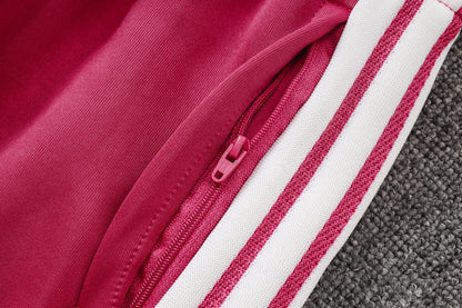 2026-27 Real Madrid Pink Full Zip Training Suit Adults Or Children