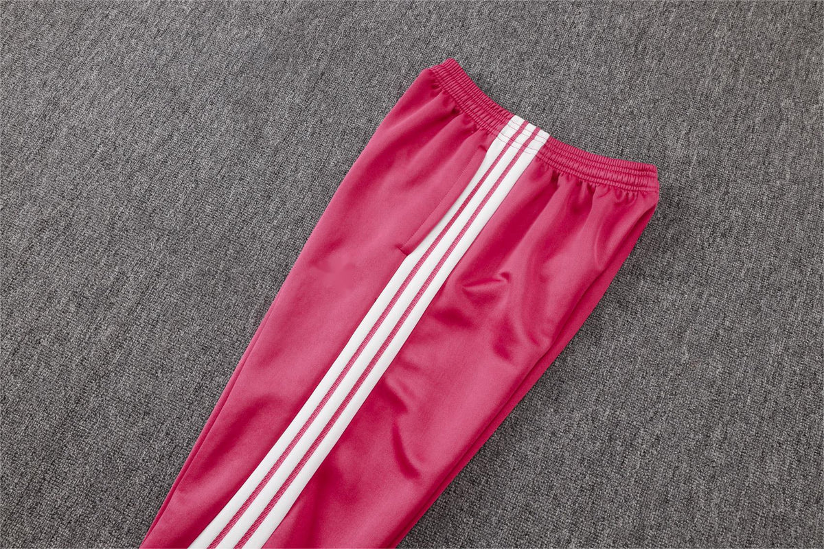 2026-27 Real Madrid Pink Full Zip Training Suit Adults Or Children