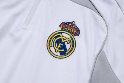 2025-26 Real Madrid off-white gray training suit S-2XL