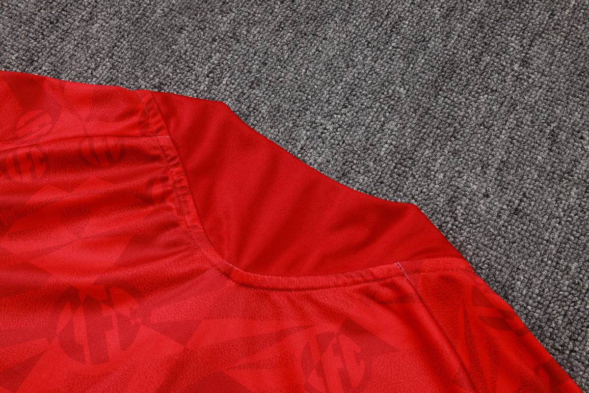 2026-27 Liverpool Red Inkjet Half Zip Training Suit Adults Or Children