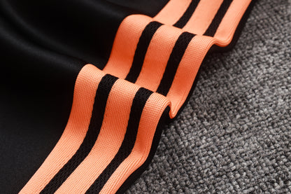 2026-27 Arsenal Black Orange Full Zip Training Suit Adults Or Children