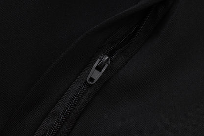 2026-27 Arsenal Black Orange Full Zip Training Suit Adults Or Children