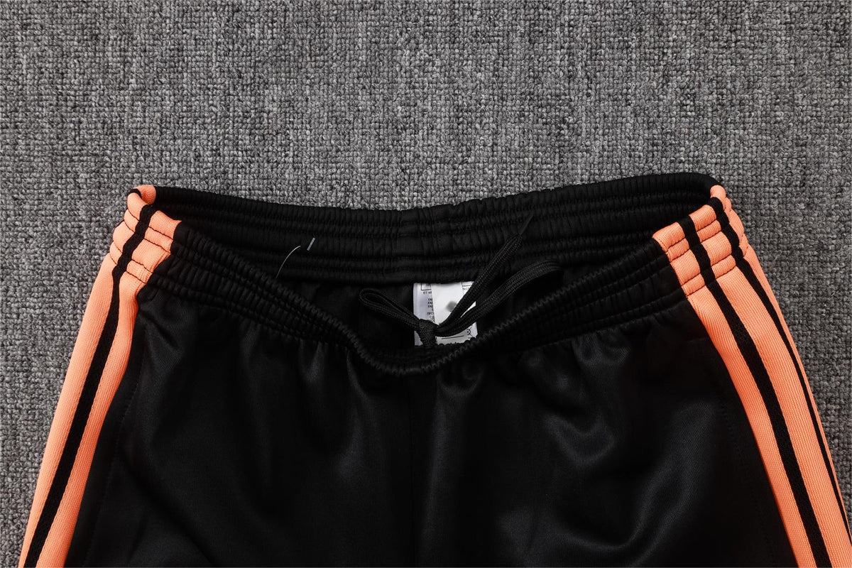 2026-27 Arsenal Black Orange Full Zip Training Suit Adults Or Children