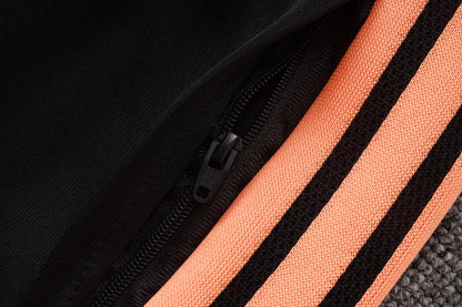 2026-27 Arsenal Black Orange Full Zip Training Suit Adults Or Children