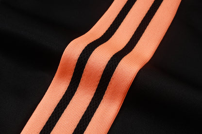 2026-27 Arsenal Black Orange Full Zip Training Suit Adults Or Children