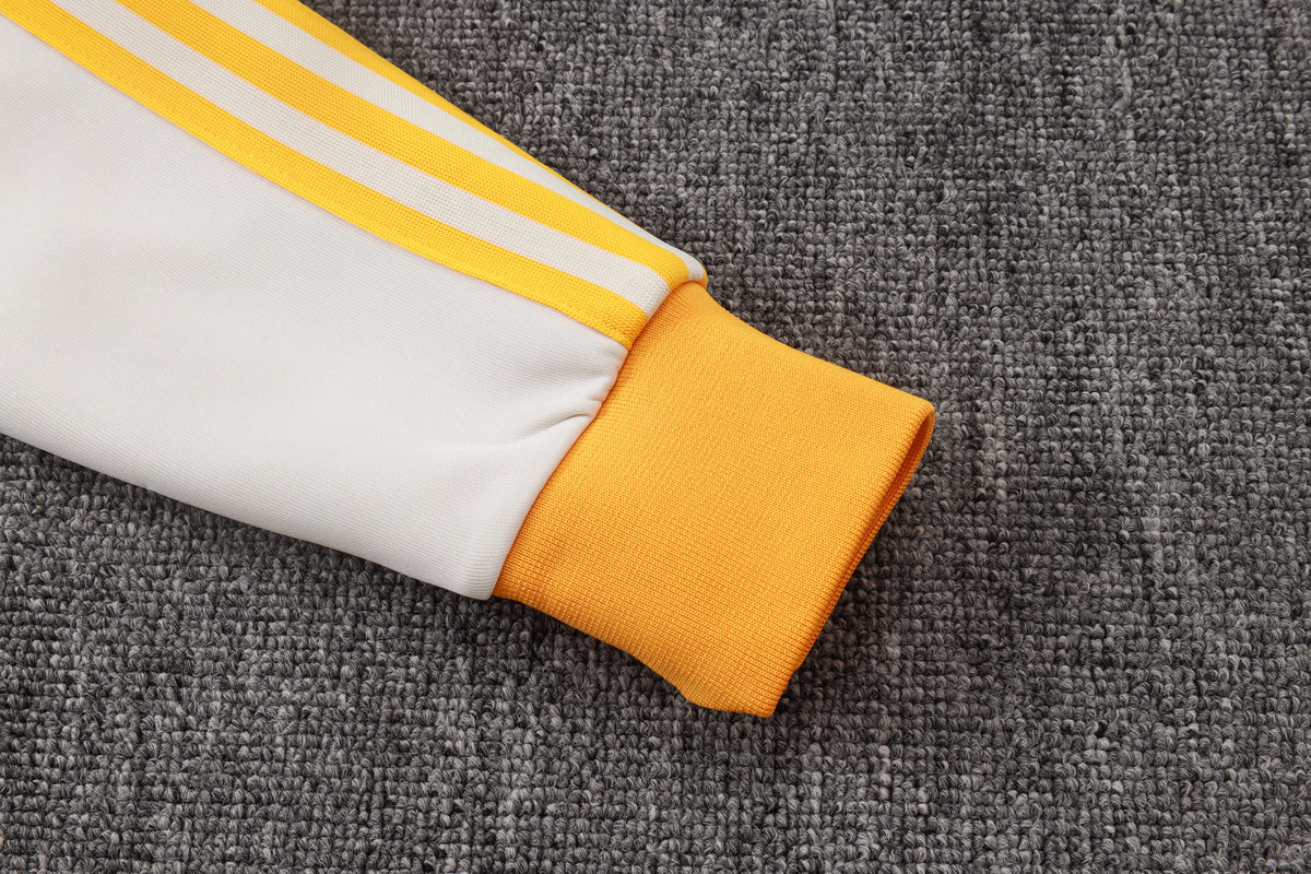 2026-27 Bayern Munich Beige Orange Full Zip Training Suit Adults Or Children