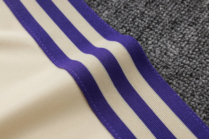 2023-24 Paris Saint-Germain PSG BEIGE Trainingsanzug-Set