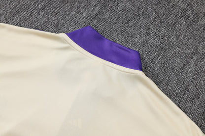 2023-24 Paris Saint-Germain PSG BEIGE Trainingsanzug-Set