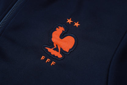 2026 France Navy Blue Full Zip Training Suit Adults Or Children