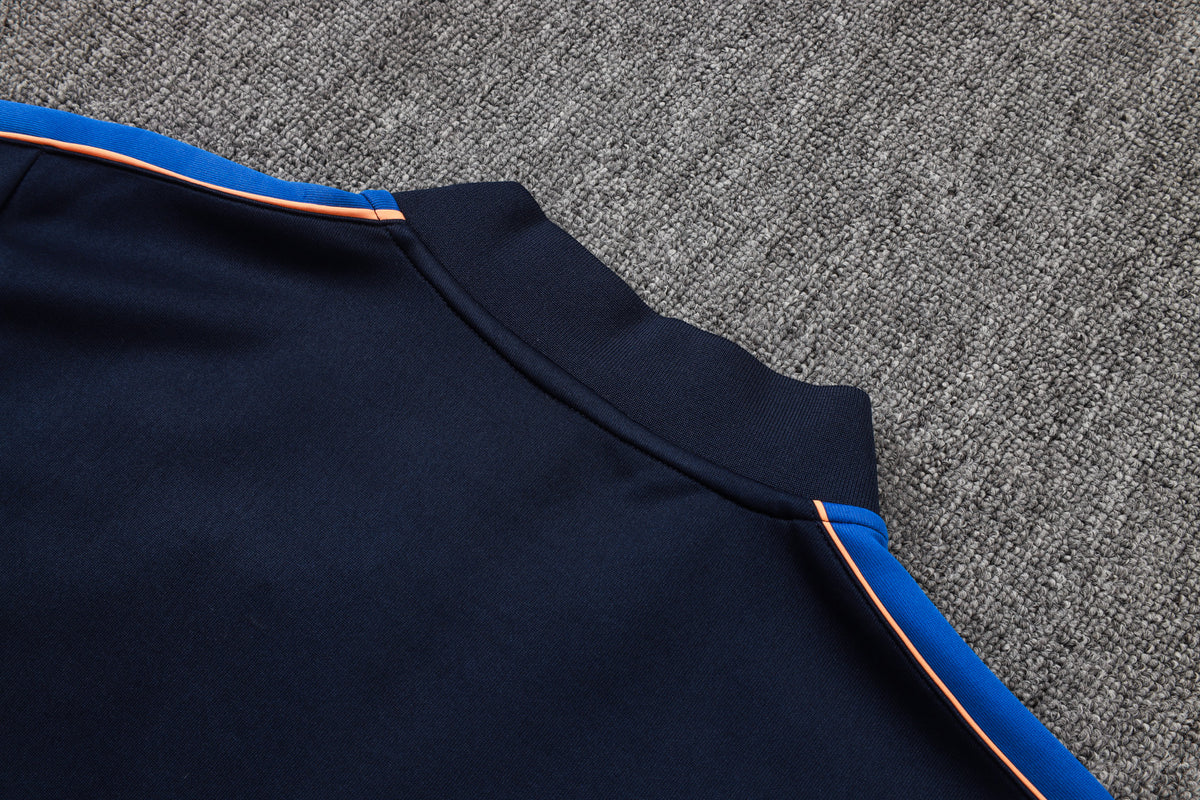 2026 France Navy Blue Full Zip Training Suit Adults Or Children