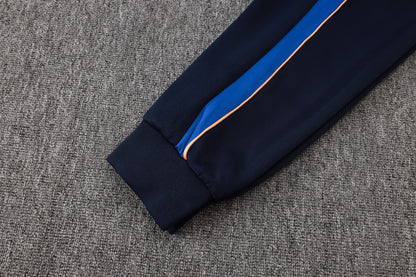2026 France Navy Blue Full Zip Training Suit Adults Or Children