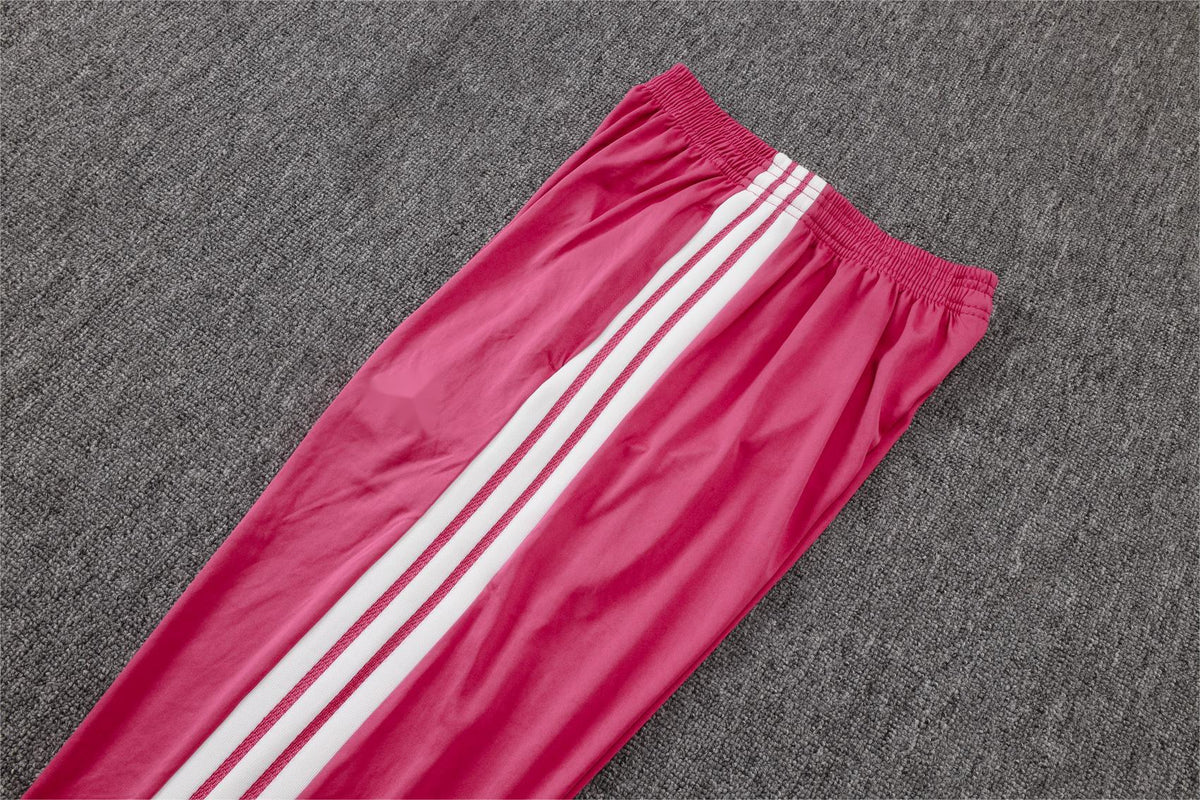 2026-27 Real Madrid Pink Half Zip Training Suit Adults Or Children