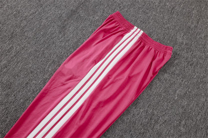 2026-27 Real Madrid Pink Half Zip Training Suit Adults Or Children