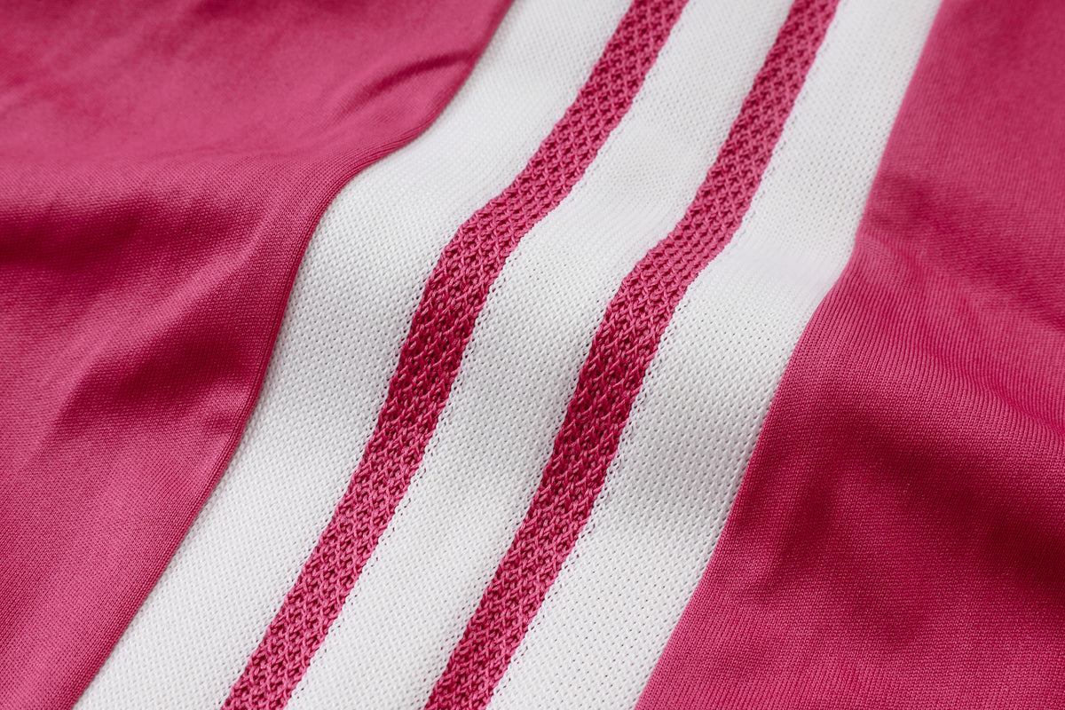 2026-27 Real Madrid Pink Half Zip Training Suit Adults Or Children