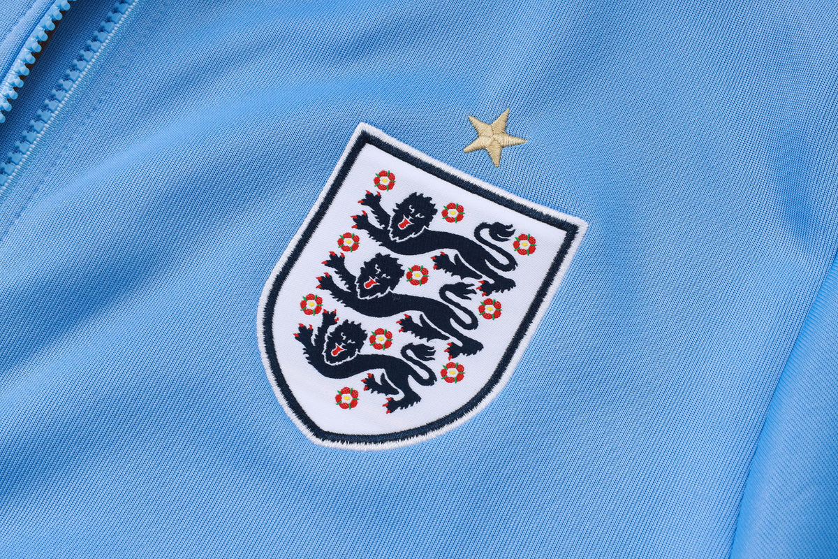 2026 England Light Blue Full Zip Training Suit Adults Or Children