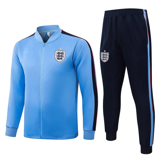 2026 England Light Blue Full Zip Training Suit Adults Or Children