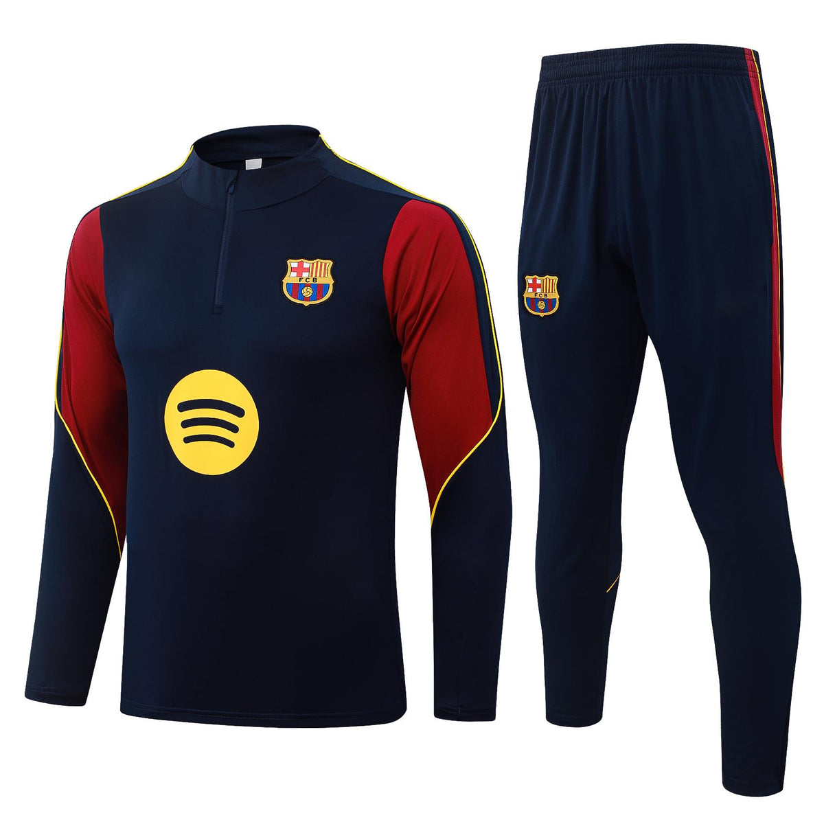 2026-27 Barcelona Blue Half Zip Training Suit Adults Or Children