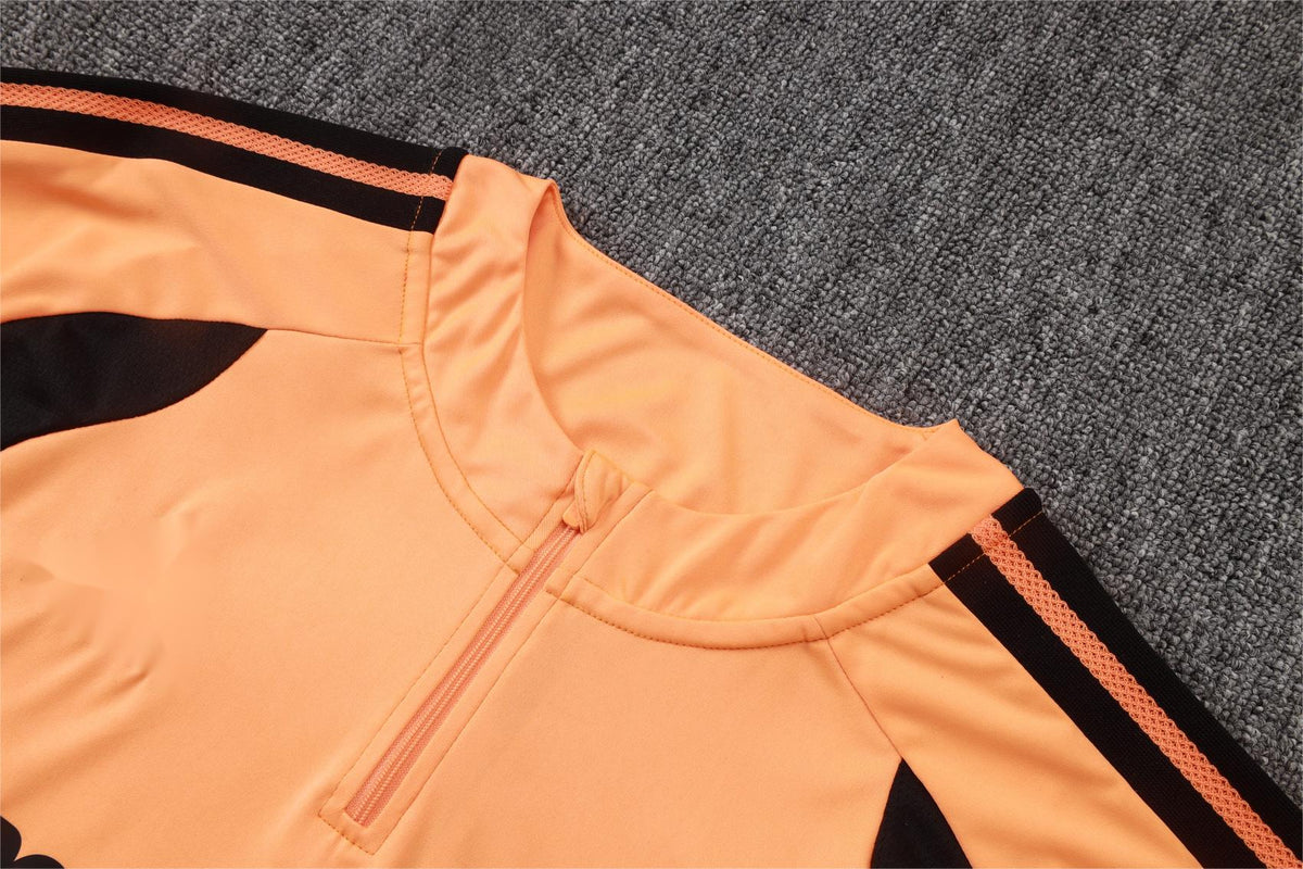 2026-27 Arsenal Orange Half Zip Training Suit Adults Or Children
