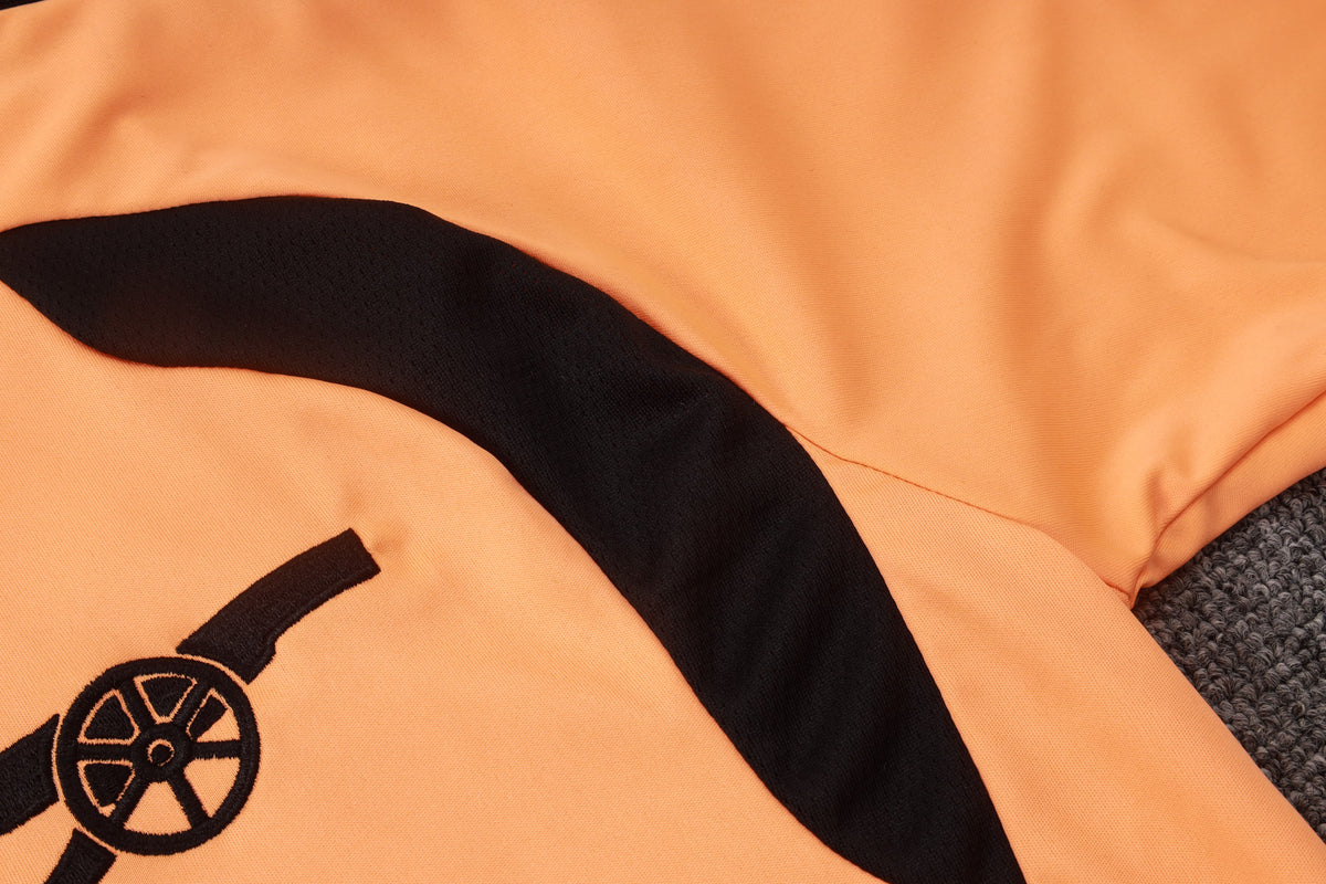 2026-27 Arsenal Orange Half Zip Training Suit Adults Or Children