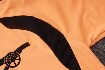 2026-27 Arsenal Orange Half Zip Training Suit Adults Or Children