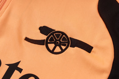 2026-27 Arsenal Orange Half Zip Training Suit Adults Or Children