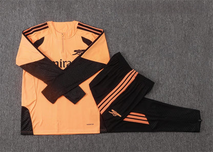 2026-27 Arsenal Orange Half Zip Training Suit Adults Or Children