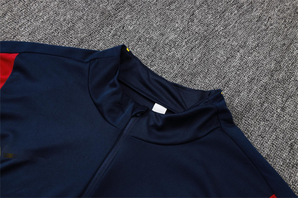 2026-27 Barcelona Blue Half Zip Training Suit Adults Or Children