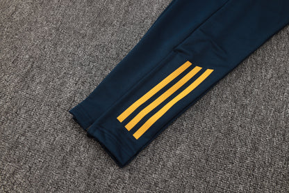 2024-25 Real Madrid White Training Suit Kit Long zipper S-2XL