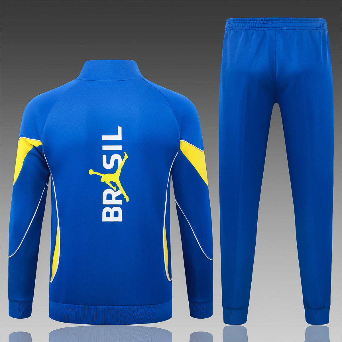 2026 Brazil Color Blue Full Zip Training Suit Adults Or Children