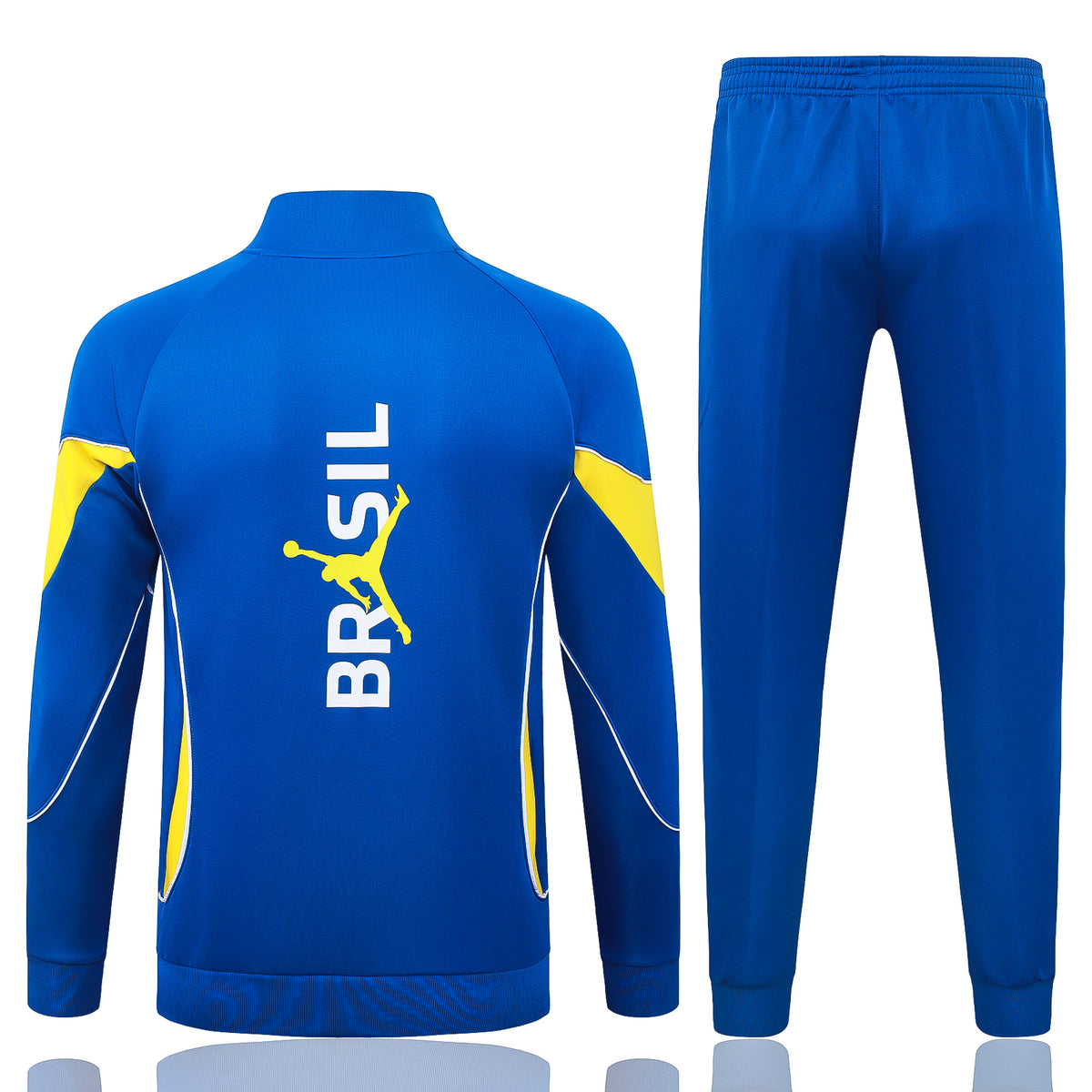 2026 Brazil Color Blue Full Zip Training Suit Adults Or Children