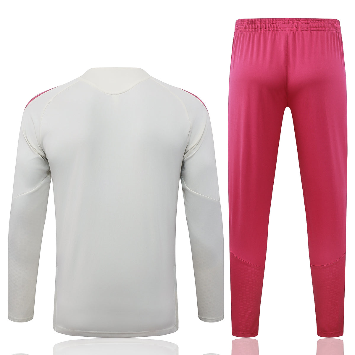 2026-27 Real Madrid Beige Half Zip Training Suit Adults Or Children