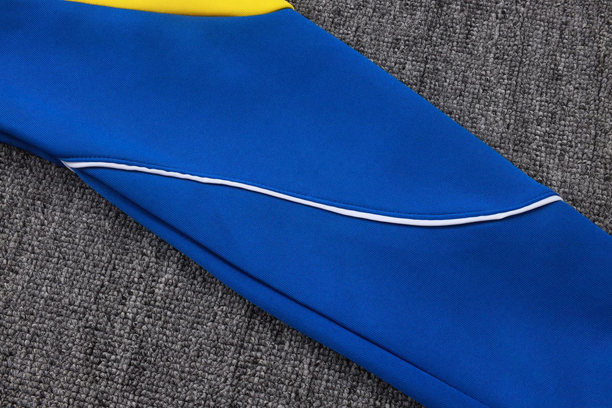 2026 Brazil Color Blue Full Zip Training Suit Adults Or Children