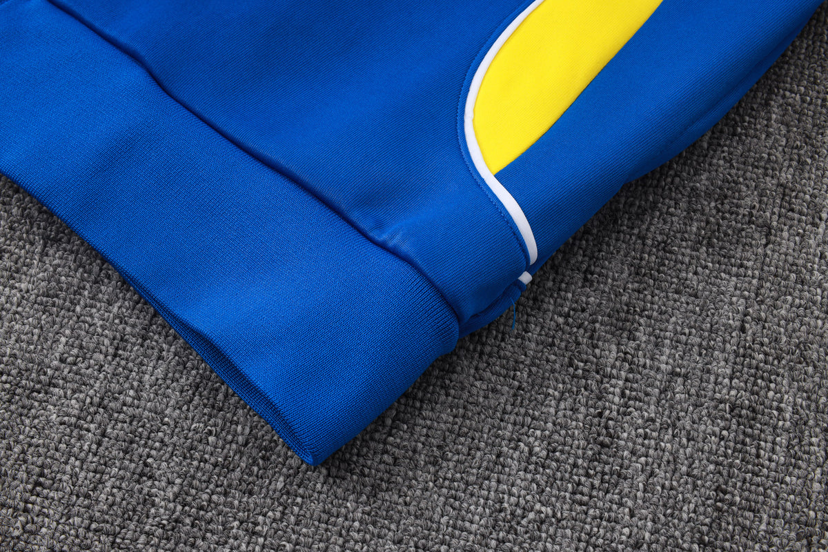 2026 Brazil Color Blue Full Zip Training Suit Adults Or Children