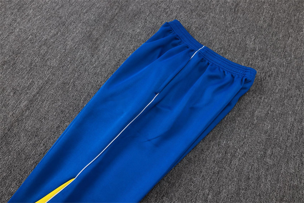 2026 Brazil Color Blue Full Zip Training Suit Adults Or Children