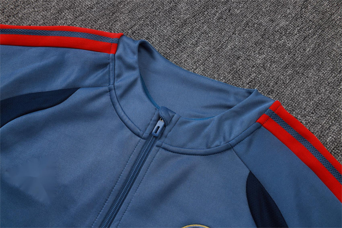 2026-27 Bayern Munich Blue Full Zip Training Suit Adults Or Children