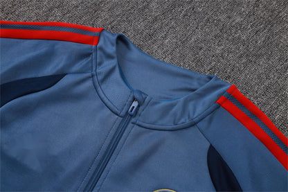 2026-27 Bayern Munich Blue Full Zip Training Suit Adults Or Children
